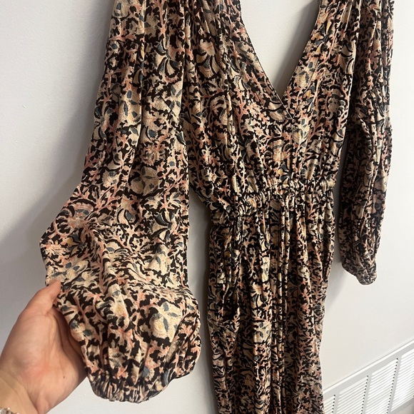 Free People I got a feeling jumpsuit size xs fits xs-m floral print - Picture 6 of 7